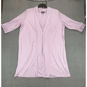 Roman's‎ Lilac Two Piece Sequin Duster Pant Suit Women’s 18 W Travel Vacay